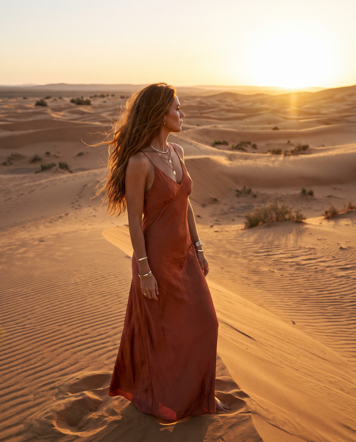 Desert Sunset - exemple (image générée par IA)