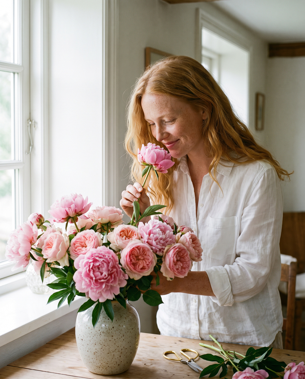 Flower Arranging - exemple (image générée par IA)