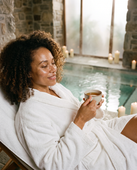 Spa Day - exemple de photo générée par IA avec ce prompt