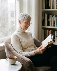 Reading Nook - exemple de photo générée par IA avec ce prompt