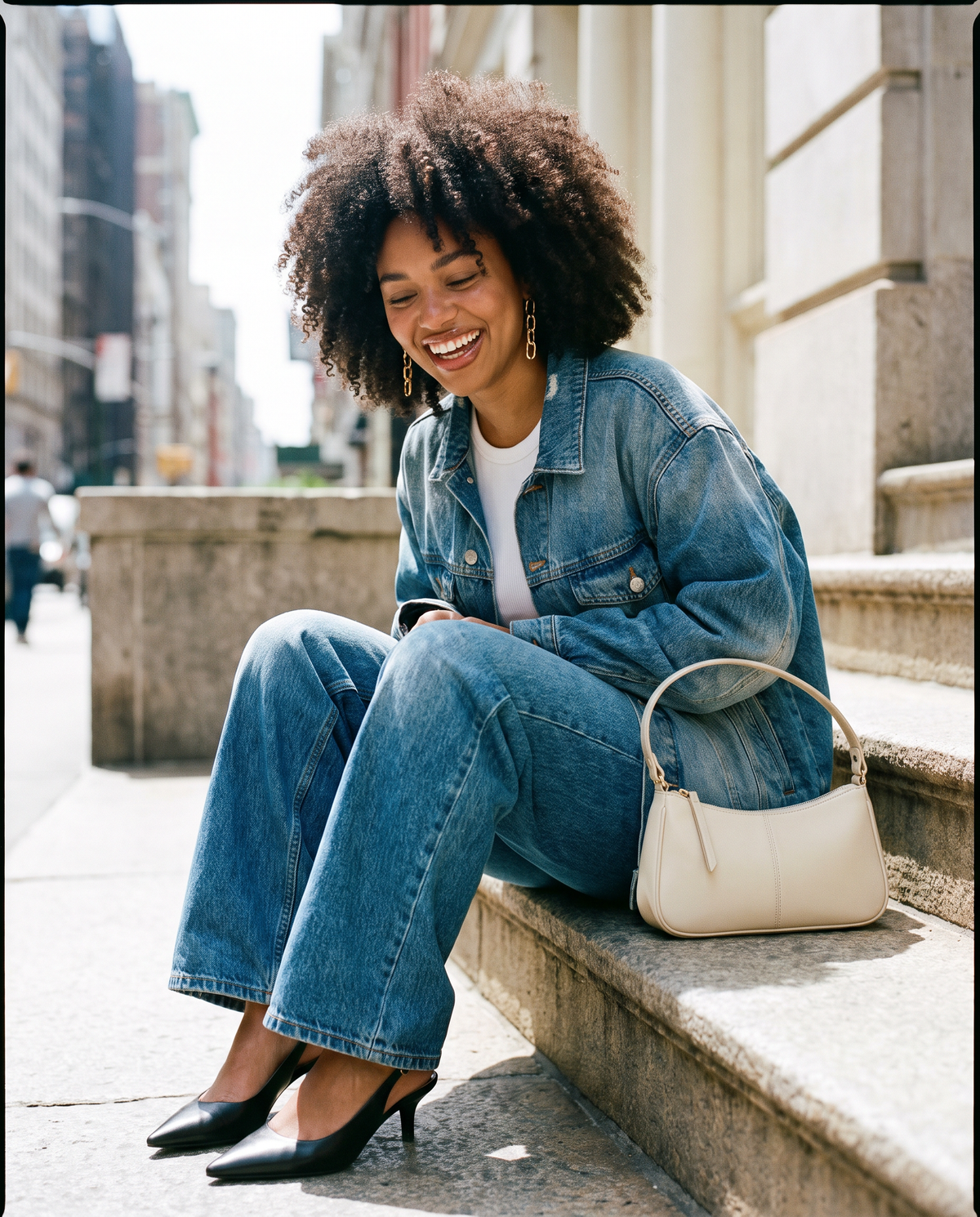 Denim Day - exemple de photo générée par IA avec ce prompt