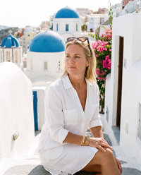 Santorini Blue - même personnage, autre posture