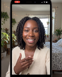 Talking Selfie - même cadrage, exemple 2 (image générée par IA)