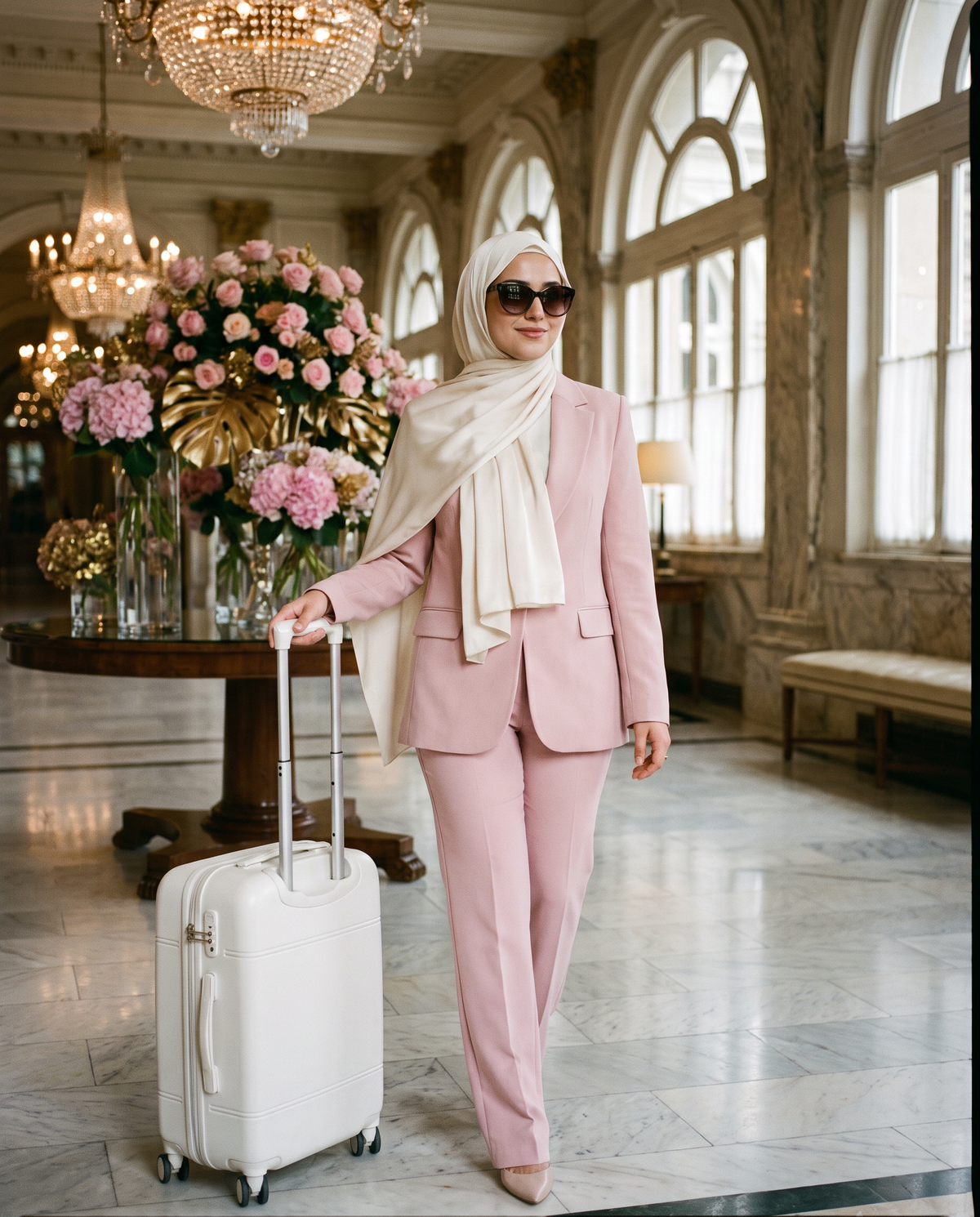 Hotel Lobby - exemple (image générée par IA)
