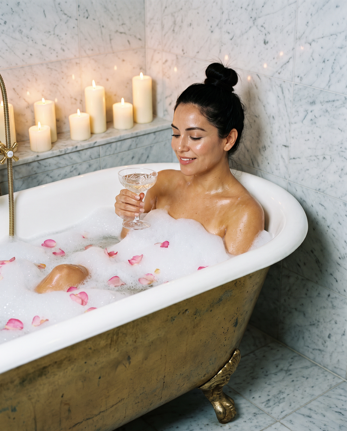 Bubble Bath Glam - exemple (image générée par IA)