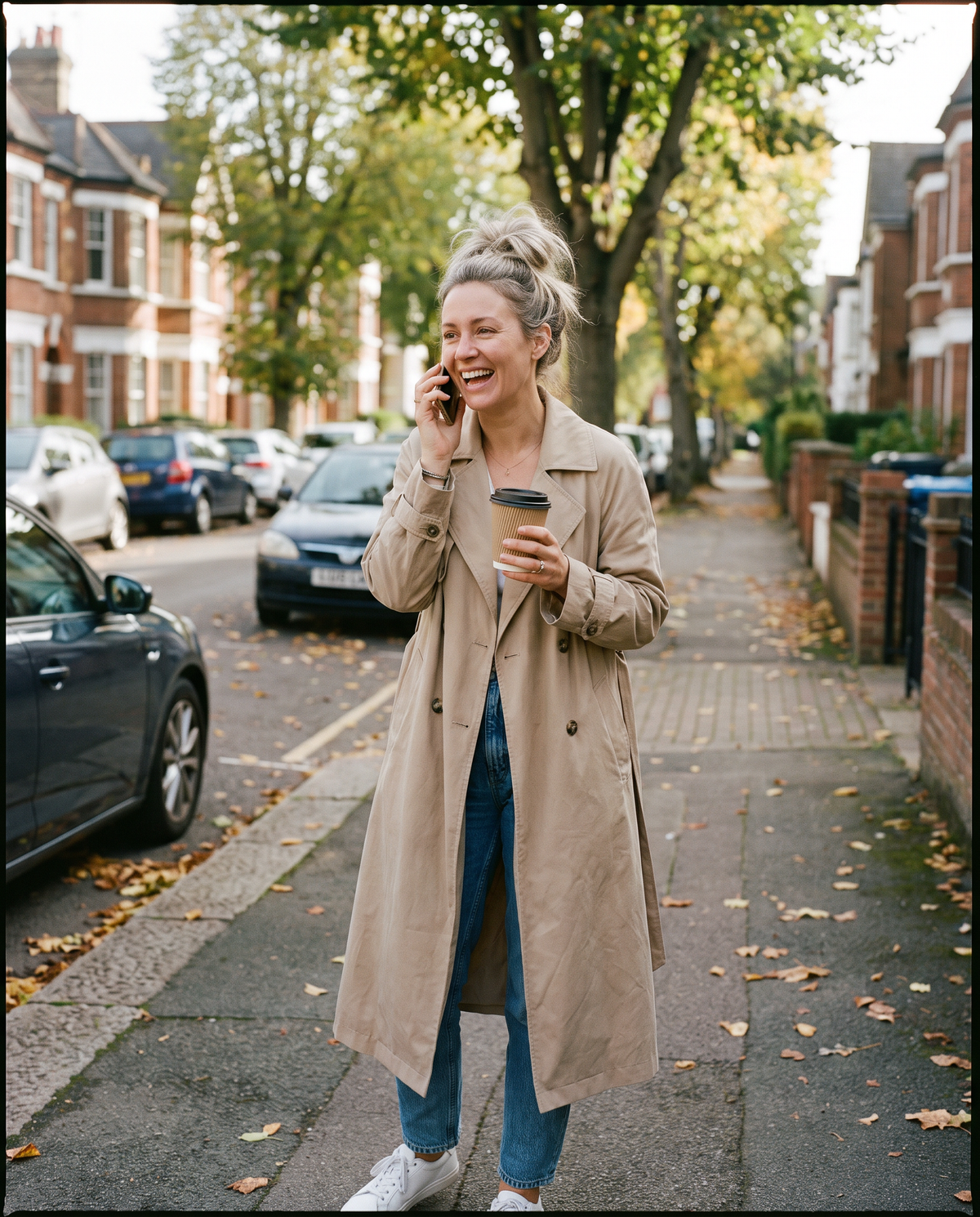 School Run Chic - exemple (image générée par IA)