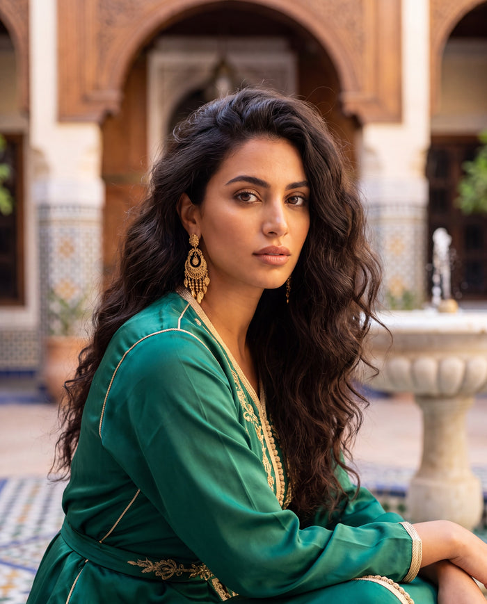 Riad Caftan Émeraude - exemple de photo générée par IA avec ce prompt
